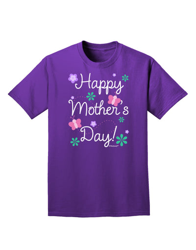 Happy Mother's Day Design Adult Dark T-Shirt by TooLoud-Mens T-Shirt-TooLoud-Purple-Small-Davson Sales