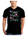 Happy Mother's Day Design Adult Dark V-Neck T-Shirt by TooLoud-Mens V-Neck T-Shirt-TooLoud-Black-Small-Davson Sales