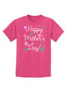 Happy Mother's Day Design Childrens Dark T-Shirt by TooLoud-Childrens T-Shirt-TooLoud-Sangria-X-Small-Davson Sales