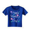 Happy Mother's Day Design Toddler T-Shirt Dark by TooLoud-Toddler T-Shirt-TooLoud-Royal-Blue-2T-Davson Sales