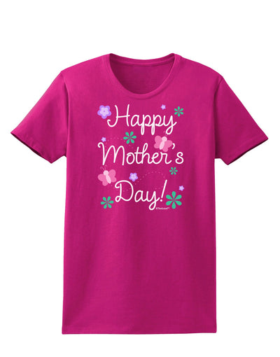 Happy Mother's Day Design Womens Dark T-Shirt by TooLoud-Womens T-Shirt-TooLoud-Hot-Pink-Small-Davson Sales