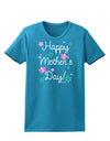 Happy Mother's Day Design Womens Dark T-Shirt by TooLoud-Womens T-Shirt-TooLoud-Turquoise-X-Small-Davson Sales