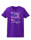 Happy Mother's Day Design Womens Dark T-Shirt by TooLoud-Womens T-Shirt-TooLoud-Purple-X-Small-Davson Sales