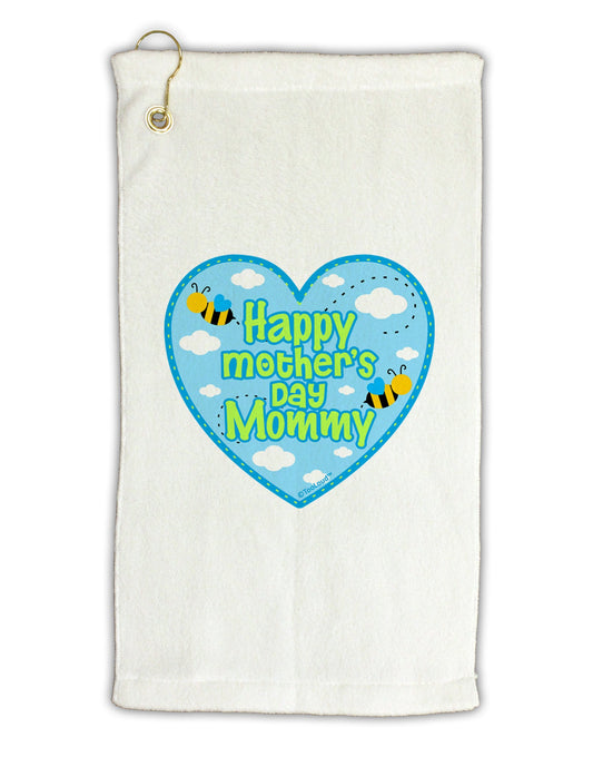 Happy Mother's Day Mommy - Blue Micro Terry Gromet Golf Towel 16 x 25 inch by TooLoud-Golf Towel-TooLoud-White-Davson Sales