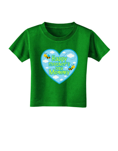 Happy Mother's Day Mommy - Blue Toddler T-Shirt Dark by TooLoud-Toddler T-Shirt-TooLoud-Clover-Green-2T-Davson Sales