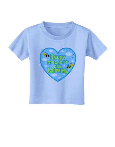 Happy Mother's Day Mommy - Blue Toddler T-Shirt by TooLoud-Toddler T-Shirt-TooLoud-Aquatic-Blue-2T-Davson Sales