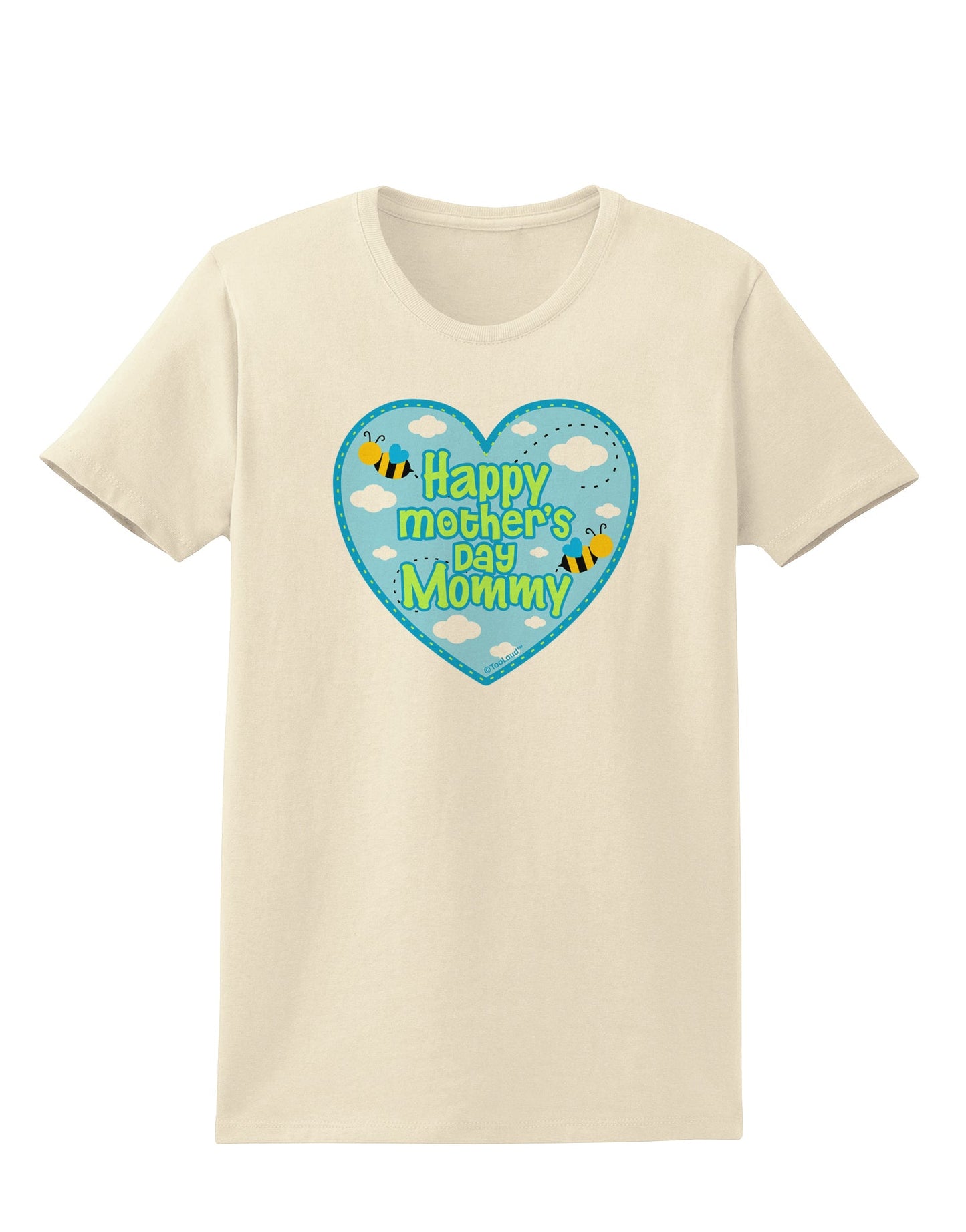 Happy Mother's Day Mommy - Blue Womens T-Shirt by TooLoud-Womens T-Shirt-TooLoud-Natural-X-Small-Davson Sales