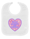 Happy Mother's Day Mommy - Pink Baby Bib by TooLoud