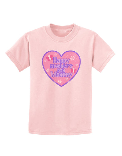 Happy Mother's Day Mommy - Pink Childrens T-Shirt by TooLoud-Childrens T-Shirt-TooLoud-PalePink-X-Small-Davson Sales