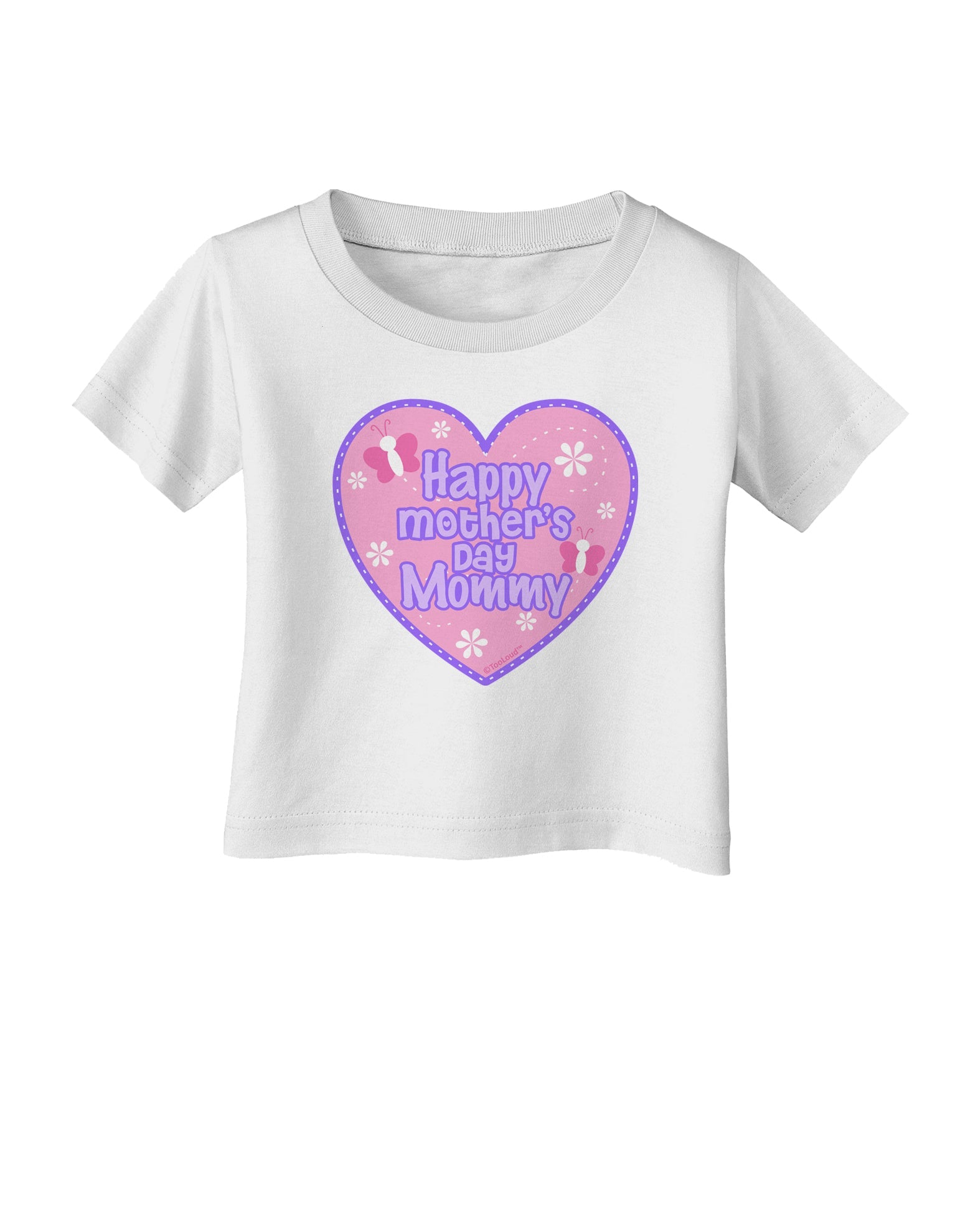 Happy Mother's Day Mommy - Pink Infant T-Shirt by TooLoud-Infant T-Shirt-TooLoud-White-06-Months-Davson Sales