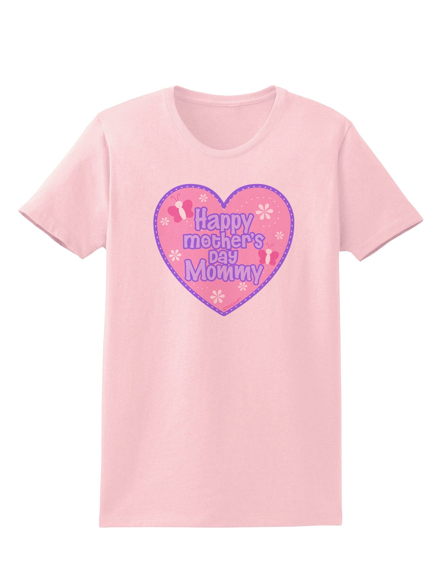 Happy Mother's Day Mommy - Pink Womens T-Shirt by TooLoud-Womens T-Shirt-TooLoud-PalePink-X-Small-Davson Sales