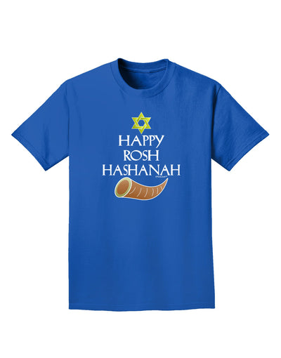 Happy Rosh Hashanah Adult Dark T-Shirt-Mens T-Shirt-TooLoud-Royal-Blue-Small-Davson Sales