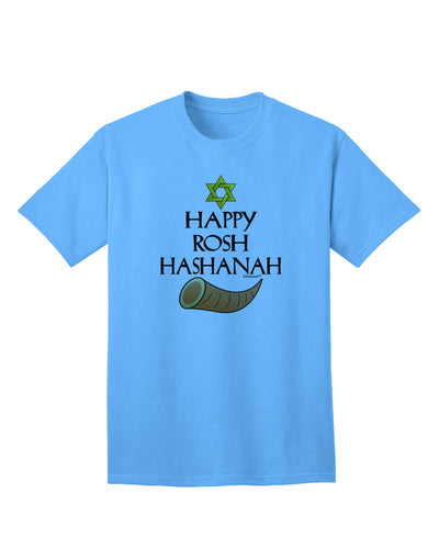 Happy Rosh Hashanah Adult T-Shirt-unisex t-shirt-TooLoud-Aquatic-Blue-Small-Davson Sales