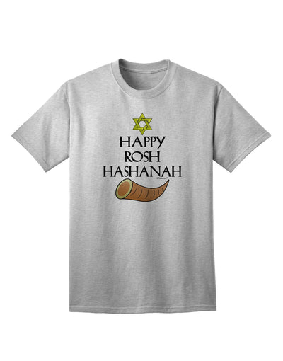 Happy Rosh Hashanah Adult T-Shirt-unisex t-shirt-TooLoud-AshGray-Small-Davson Sales