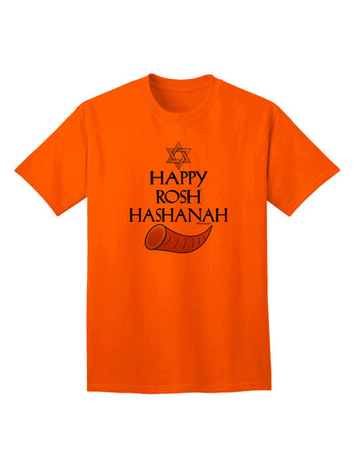 Happy Rosh Hashanah Adult T-Shirt-unisex t-shirt-TooLoud-Orange-Small-Davson Sales