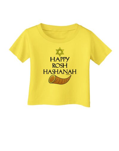 Happy Rosh Hashanah Infant T-Shirt-Infant T-Shirt-TooLoud-Yellow-06-Months-Davson Sales