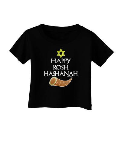 Happy Rosh Hashanah Infant T-Shirt Dark-Infant T-Shirt-TooLoud-Black-06-Months-Davson Sales