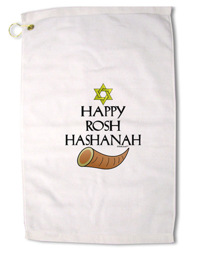 Happy Rosh Hashanah Premium Cotton Golf Towel - 16 x 25 inch-Golf Towel-TooLoud-16x25"-Davson Sales