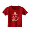 Happy Rosh Hashanah Toddler T-Shirt Dark-Toddler T-Shirt-TooLoud-Red-2T-Davson Sales