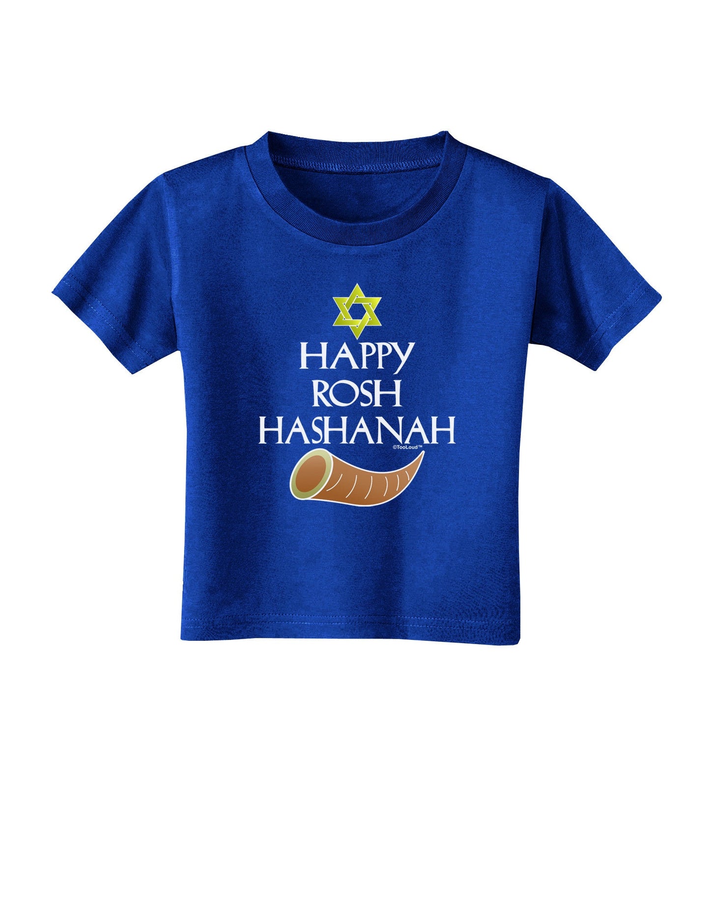 Happy Rosh Hashanah Toddler T-Shirt Dark-Toddler T-Shirt-TooLoud-Royal-Blue-2T-Davson Sales