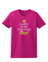 Happy Rosh Hashanah Womens Dark T-Shirt-Womens T-Shirt-TooLoud-Hot-Pink-Small-Davson Sales