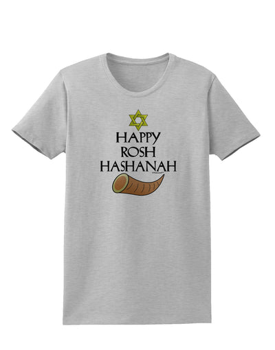 Happy Rosh Hashanah Womens T-Shirt-Womens T-Shirt-TooLoud-AshGray-X-Small-Davson Sales