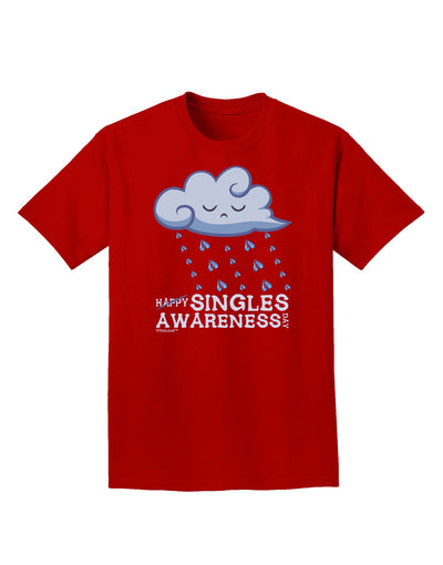 Happy Singles Awareness Day Adult Dark T-Shirt-Mens T-Shirt-TooLoud-Red-Small-Davson Sales