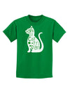 Happy St. Catty's Day - St. Patrick's Day Cat Childrens Dark T-Shirt by TooLoud-Childrens T-Shirt-TooLoud-Kelly-Green-X-Small-Davson Sales