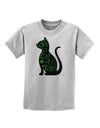 Happy St. Catty's Day - St. Patrick's Day Cat Childrens T-Shirt by TooLoud-Childrens T-Shirt-TooLoud-AshGray-X-Small-Davson Sales