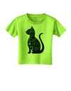 Happy St. Catty's Day - St. Patrick's Day Cat Toddler T-Shirt by TooLoud-Toddler T-Shirt-TooLoud-Lime-Green-2T-Davson Sales