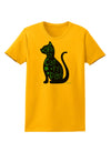 Happy St. Catty's Day - St. Patrick's Day Cat Womens T-Shirt by TooLoud-Womens T-Shirt-TooLoud-Gold-X-Small-Davson Sales