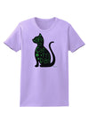 Happy St. Catty's Day - St. Patrick's Day Cat Womens T-Shirt by TooLoud-Womens T-Shirt-TooLoud-Lavender-X-Small-Davson Sales