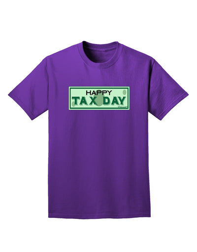 Happy Tax Day Adult Dark T-Shirt-Mens T-Shirt-TooLoud-Purple-Small-Davson Sales