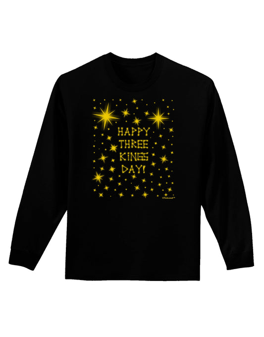 Happy Three Kings Day - Shining Stars Adult Long Sleeve Dark T-Shirt by TooLoud-TooLoud-Black-Small-Davson Sales