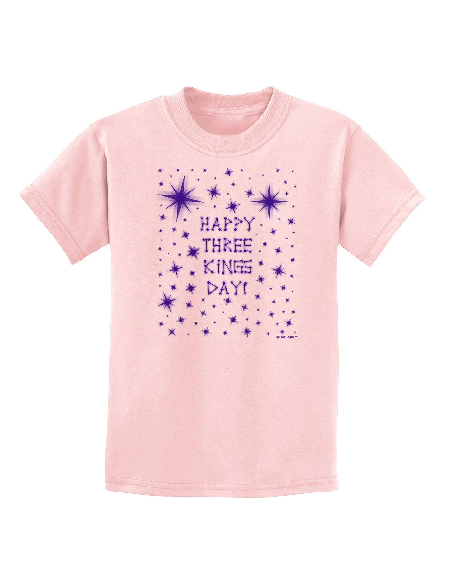 Happy Three Kings Day - Shining Stars Childrens T-Shirt by TooLoud-Childrens T-Shirt-TooLoud-PalePink-X-Small-Davson Sales
