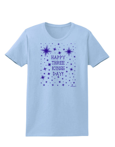 Happy Three Kings Day - Shining Stars Womens T-Shirt by TooLoud-Womens T-Shirt-TooLoud-Light-Blue-X-Small-Davson Sales