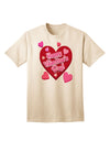 Happy Valentine's Day - Romantic Hearts Collection: Premium Adult T-Shirt-Mens T-shirts-TooLoud-Natural-Small-Davson Sales