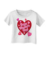 Happy Valentine's Day Romantic Hearts Infant T-Shirt-Infant T-Shirt-TooLoud-White-06-Months-Davson Sales