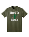 Hard To Handle Cactus Adult Dark T-Shirt by TooLoud-Mens T-Shirt-TooLoud-Military-Green-Small-Davson Sales