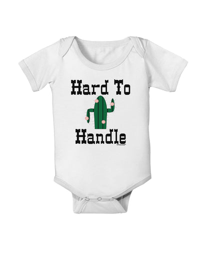 Hard To Handle Cactus Baby Romper Bodysuit by TooLoud-TooLoud-White-06-Months-Davson Sales