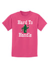 Hard To Handle Cactus Childrens Dark T-Shirt by TooLoud-Childrens T-Shirt-TooLoud-Sangria-X-Small-Davson Sales