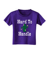 Hard To Handle Cactus Toddler T-Shirt Dark by TooLoud-Toddler T-Shirt-TooLoud-Purple-2T-Davson Sales