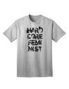 Hardcore Feminist Adult T-Shirt-Mens T-Shirt-TooLoud-AshGray-Small-Davson Sales