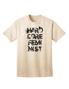 Hardcore Feminist Adult T-Shirt-Mens T-Shirt-TooLoud-Natural-Small-Davson Sales