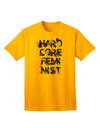 Hardcore Feminist Adult T-Shirt-Mens T-Shirt-TooLoud-Gold-Small-Davson Sales