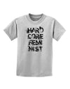 Hardcore Feminist Childrens T-Shirt-Childrens T-Shirt-TooLoud-AshGray-X-Small-Davson Sales