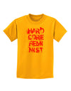 Hardcore Feminist - Pink Childrens T-Shirt-Childrens T-Shirt-TooLoud-Gold-X-Small-Davson Sales