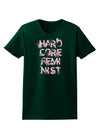 Hardcore Feminist - Pink Womens Dark T-Shirt-TooLoud-Forest-Green-Small-Davson Sales