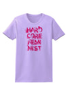 Hardcore Feminist - Pink Womens T-Shirt-Womens T-Shirt-TooLoud-Lavender-X-Small-Davson Sales