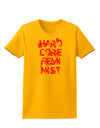 Hardcore Feminist - Pink Womens T-Shirt-Womens T-Shirt-TooLoud-Gold-X-Small-Davson Sales